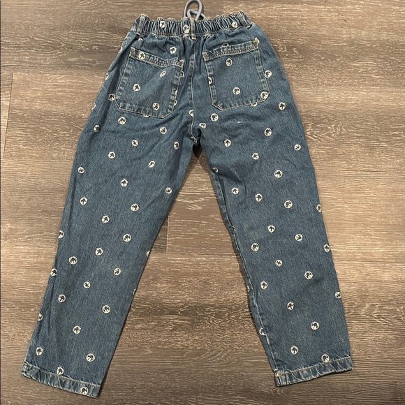 BDG Blue Pants with White Floral Pattern - Picture 4 of 4